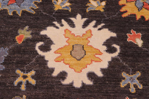 handmade Traditional Oushak Gray Beige Hand Knotted RECTANGLE 100% WOOL area rug 8' x 10'
