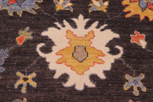 handmade Traditional Oushak Gray Beige Hand Knotted RECTANGLE 100% WOOL area rug 8' x 10'