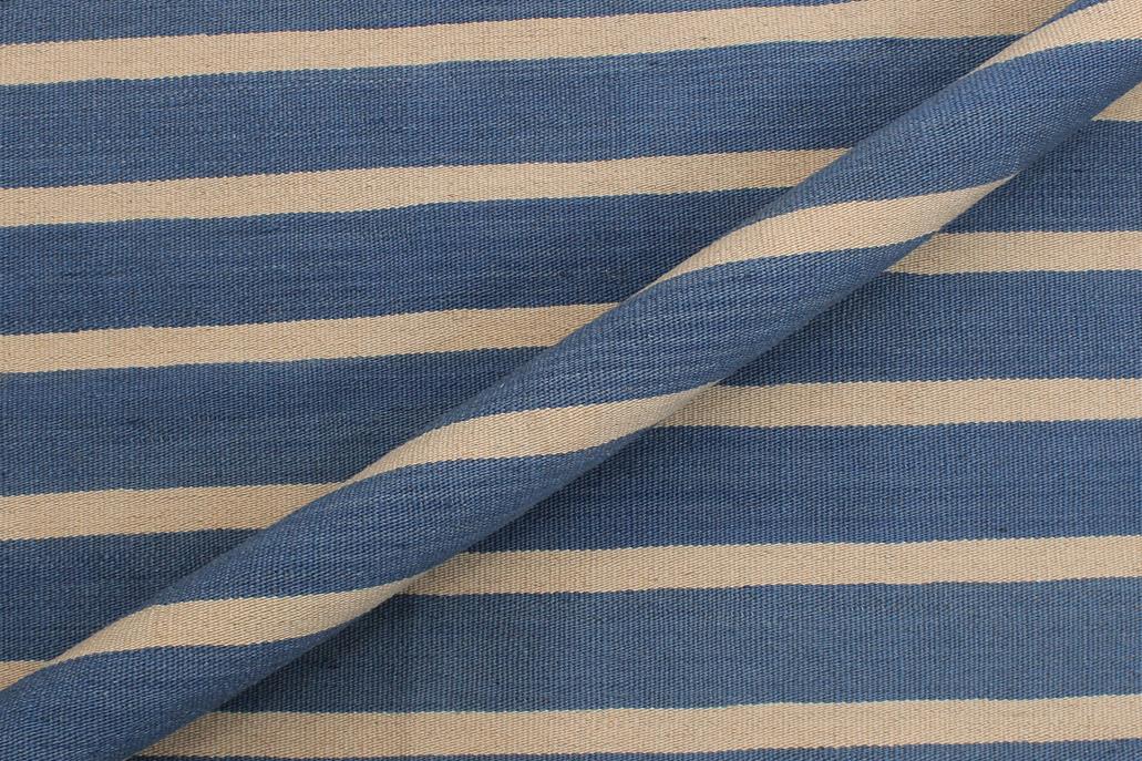 Flat Weave Kilim Antique Navaho Vintage handmade Modern Kilim Blue Black Hand-Woven Rectangle 100% Wool Area Rug 7x10 