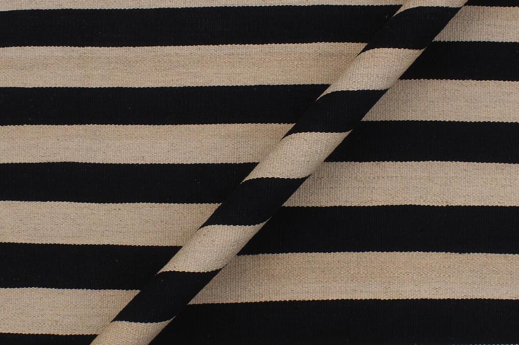 Flat Weave Kilim Antique Navaho Vintage handmade Modern Kilim Beige Black Hand-Woven Rectangle 100% Wool Area Rug 8x10 