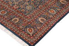 handmade Transitional New Asif Blue Red Hand Knotted RECTANGLE 100% WOOL area rug 10x14