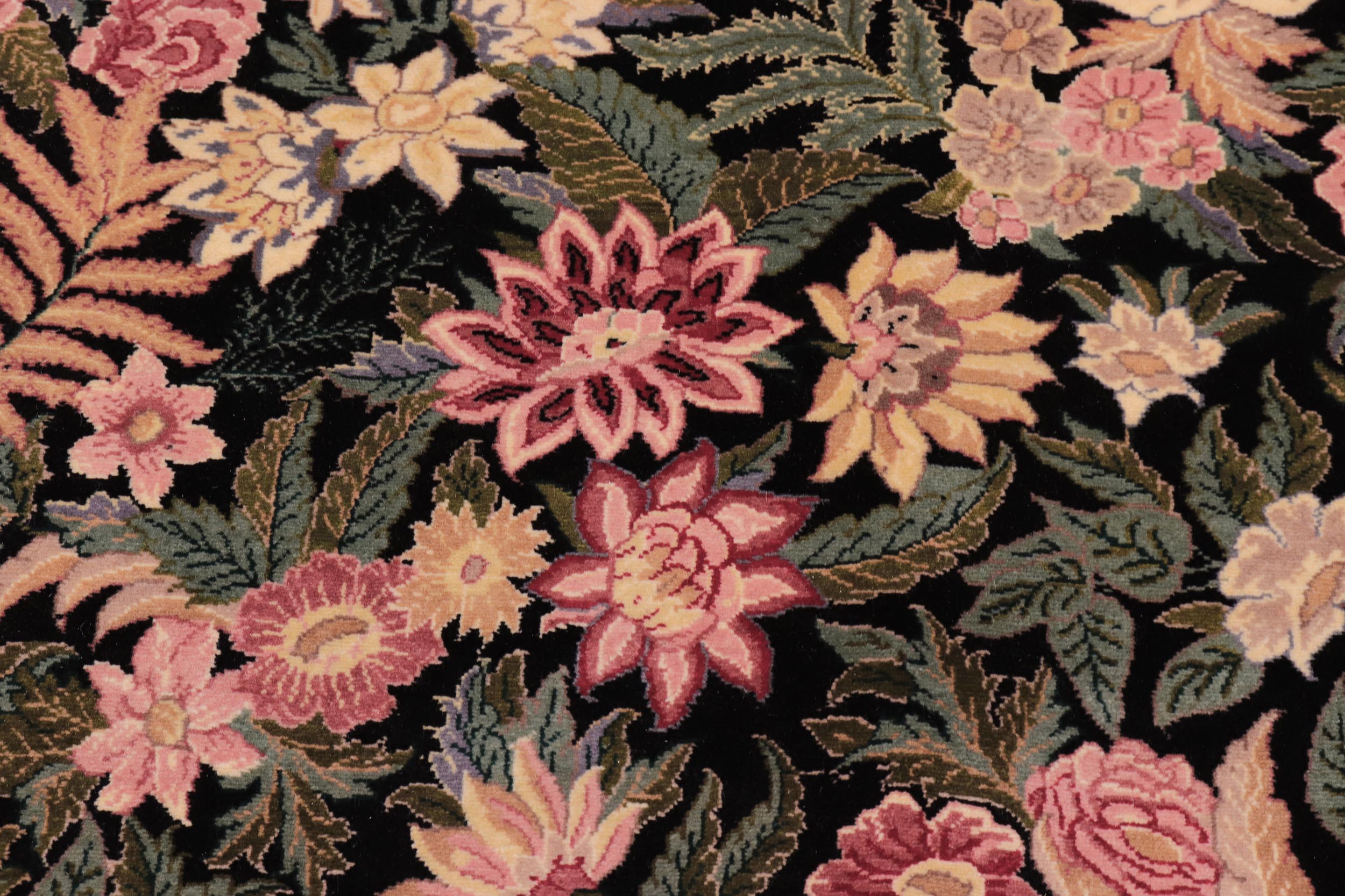 handmade Transitional David Black Red Hand Knotted RECTANGLE 100% WOOL area rug 10x14