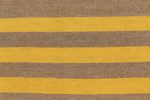 handmade Modern Kilim Yellow Gray Hand-Woven RECTANGLE 100% WOOL area rug 6' x 8'