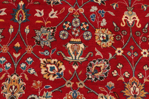 handmade Transitional Regular Red Blue Hand Knotted RECTANGLE 100% WOOL area rug 10x14