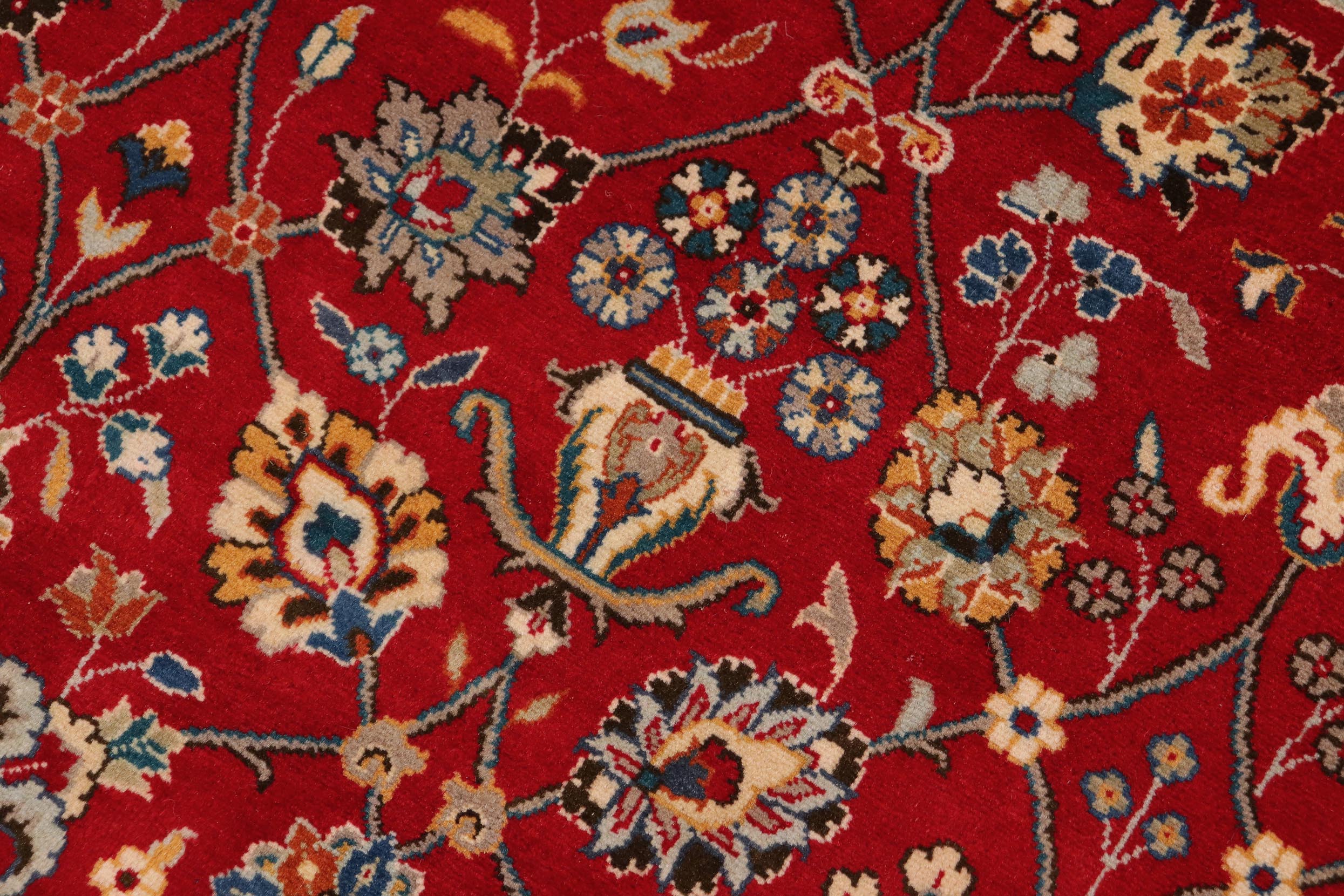handmade Transitional Regular Red Blue Hand Knotted RECTANGLE 100% WOOL area rug 10x14