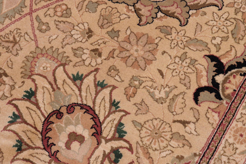 handmade Traditional New Mubashe Gold Black Hand Knotted RECTANGLE 100% WOOL area rug 10x14