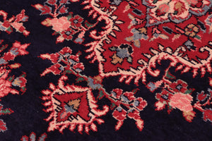 handmade Traditional Tabriz Blue Red Hand Knotted RECTANGLE 100% WOOL area rug 7 x 10