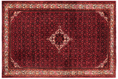 handmade Traditional Tabriz Red Beige Hand Knotted RECTANGLE 100% WOOL area rug 7 x 10