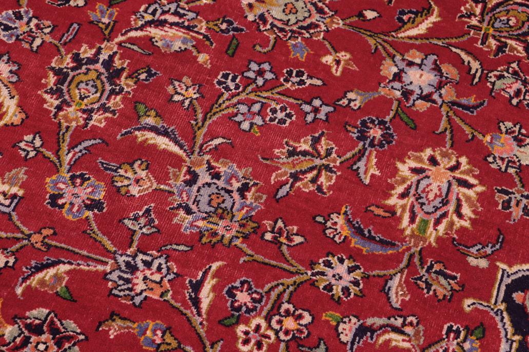 Traditional handmade Persian vintage distressed Red Purple Hand Knotted RECTANGLE 100% WOOL area rug 10 x 14