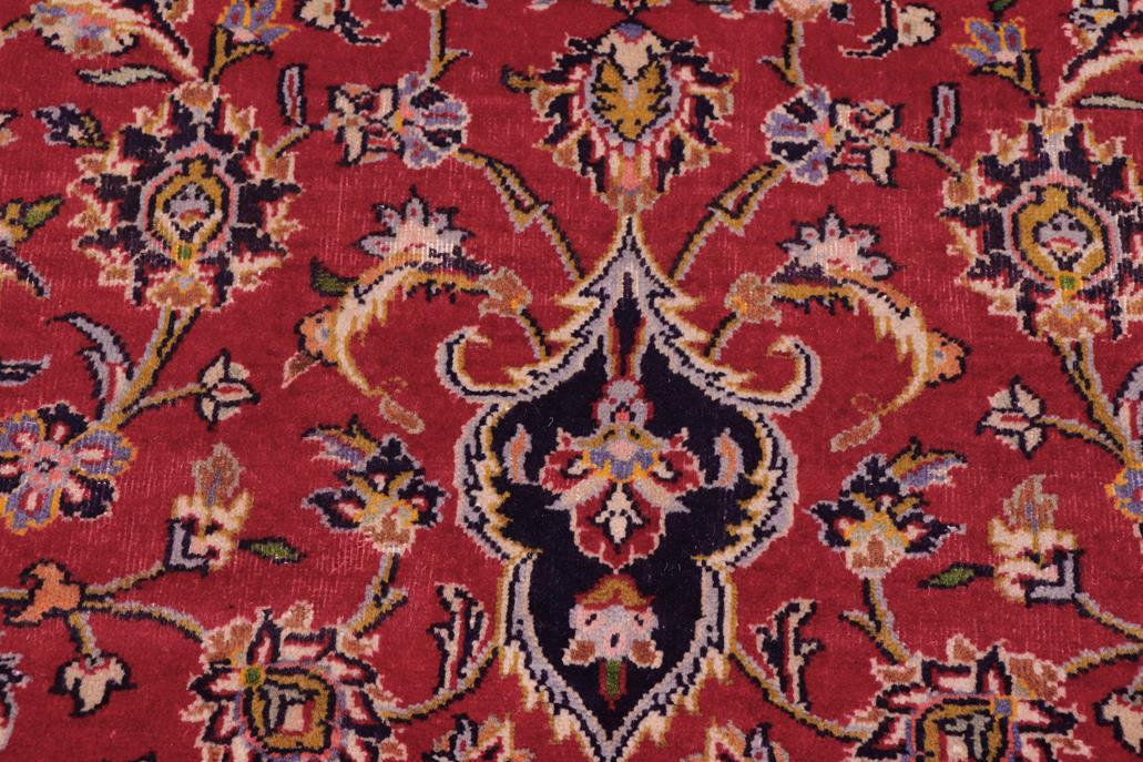 Traditional handmade Persian vintage distressed Red Purple Hand Knotted RECTANGLE 100% WOOL area rug 10 x 14