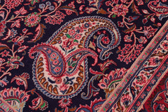 handmade Traditional Tabriz Blue Red Hand Knotted RECTANGLE 100% WOOL area rug 10 x 13