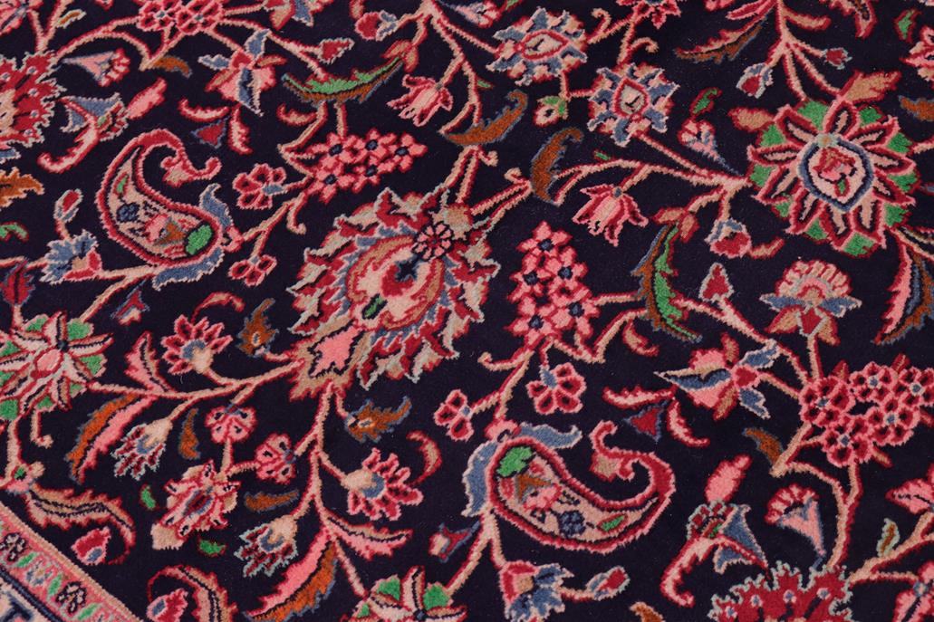 handmade Traditional Tabriz Blue Red Hand Knotted RECTANGLE 100% Wool Pile area rug 10x13