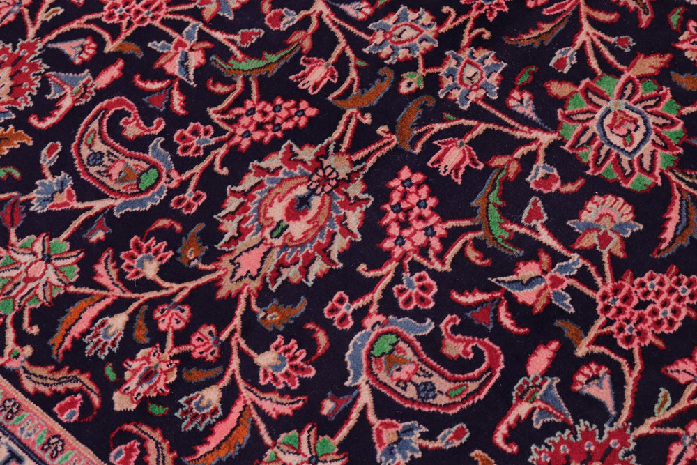 handmade Traditional Tabriz Blue Red Hand Knotted RECTANGLE 100% WOOL area rug 10 x 13