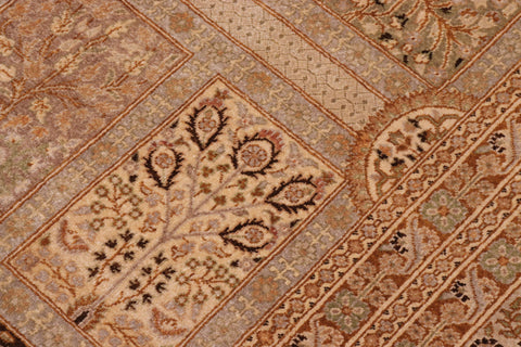 handmade Transitional Design Multi Lt. Gray Hand Knotted RECTANGLE 100% WOOL area rug 10' x 14'