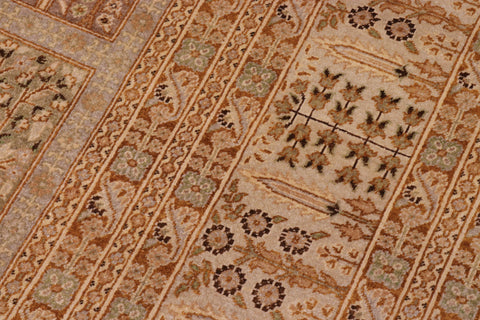 handmade Transitional Design Multi Lt. Gray Hand Knotted RECTANGLE 100% WOOL area rug 10' x 14'