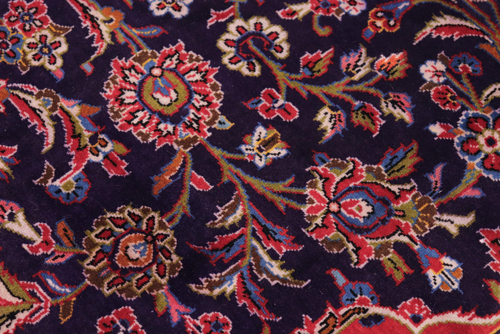 handmade Traditional Tabriz Blue Red Hand Knotted RECTANGLE 100% WOOL area rug 10 x 13