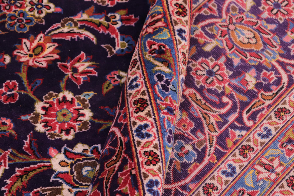 handmade Traditional Tabriz Blue Red Hand Knotted RECTANGLE 100% WOOL area rug 10 x 13