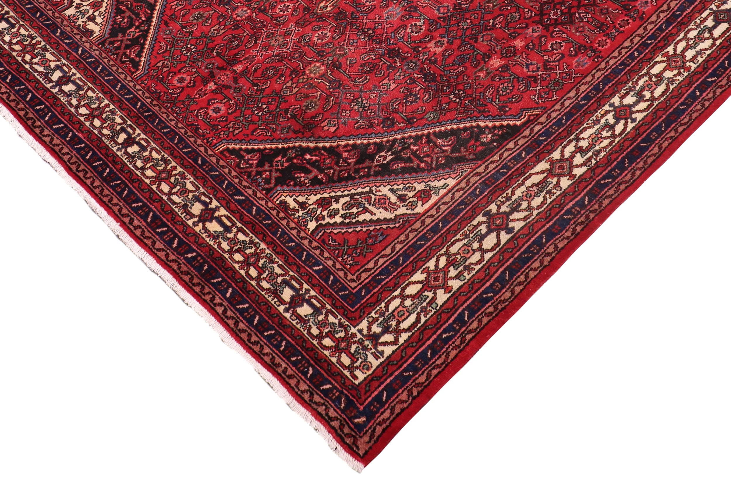 handmade Traditional Tabriz Red Beige Hand Knotted RECTANGLE 100% WOOL area rug 8 x 12