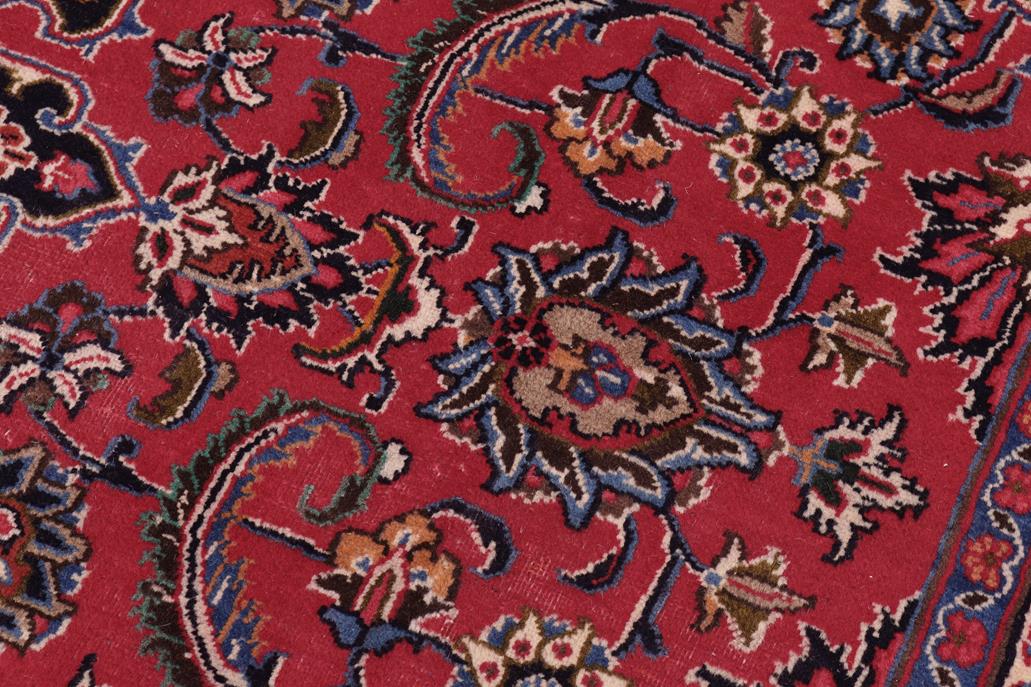 Traditional handmade Persian vintage distressed Red Blue Hand Knotted RECTANGLE 100% WOOL area rug 10 x 13