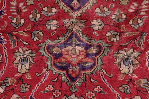 handmade Vintage Bakhtiari Red Purple Hand Knotted RECTANGLE 100% WOOL area rug 9' x 11'