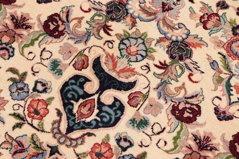 handmade Transitional Kazveen Ivory Green Hand Knotted RECTANGLE 100% WOOL area rug 10x14