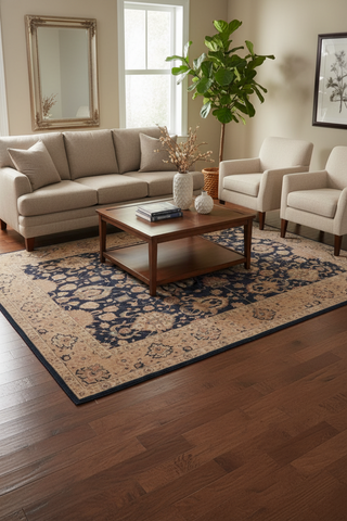 handmade Traditional Agra Drk.green Dark Gold Hand Knotted RECTANGLE 100% WOOL area rug 10' x 14'