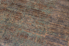handmade Modern Modern Blue Beige Hand Knotted RECTANGLE WOOL&SILK area rug 9' x 12'
