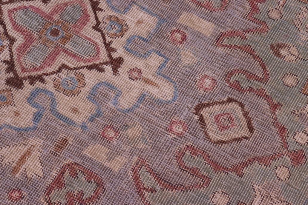 handmade Vintage Tabriz Green Gray Hand Knotted RECTANGLE 100% WOOL area rug 8 x 11