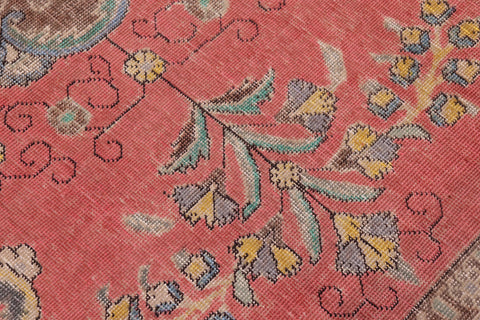 handmade Vintage Tabriz Red Blue Hand Knotted RECTANGLE 100% WOOL area rug 9' x 13'