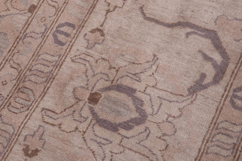 handmade Transitional Kafkaz Gray Tan Hand Knotted RECTANGLE 100% WOOL area rug 12' x 18'