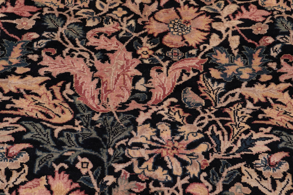 handmade Transitional Gulshanayub Black Beige Hand Knotted RECTANGLE 100% WOOL area rug 8x10