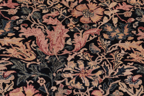 handmade Transitional Gulshanayub Black Beige Hand Knotted RECTANGLE 100% WOOL area rug 8x10