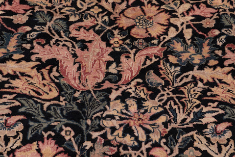 handmade Transitional Gulshanayub Black Beige Hand Knotted RECTANGLE 100% WOOL area rug 8x10