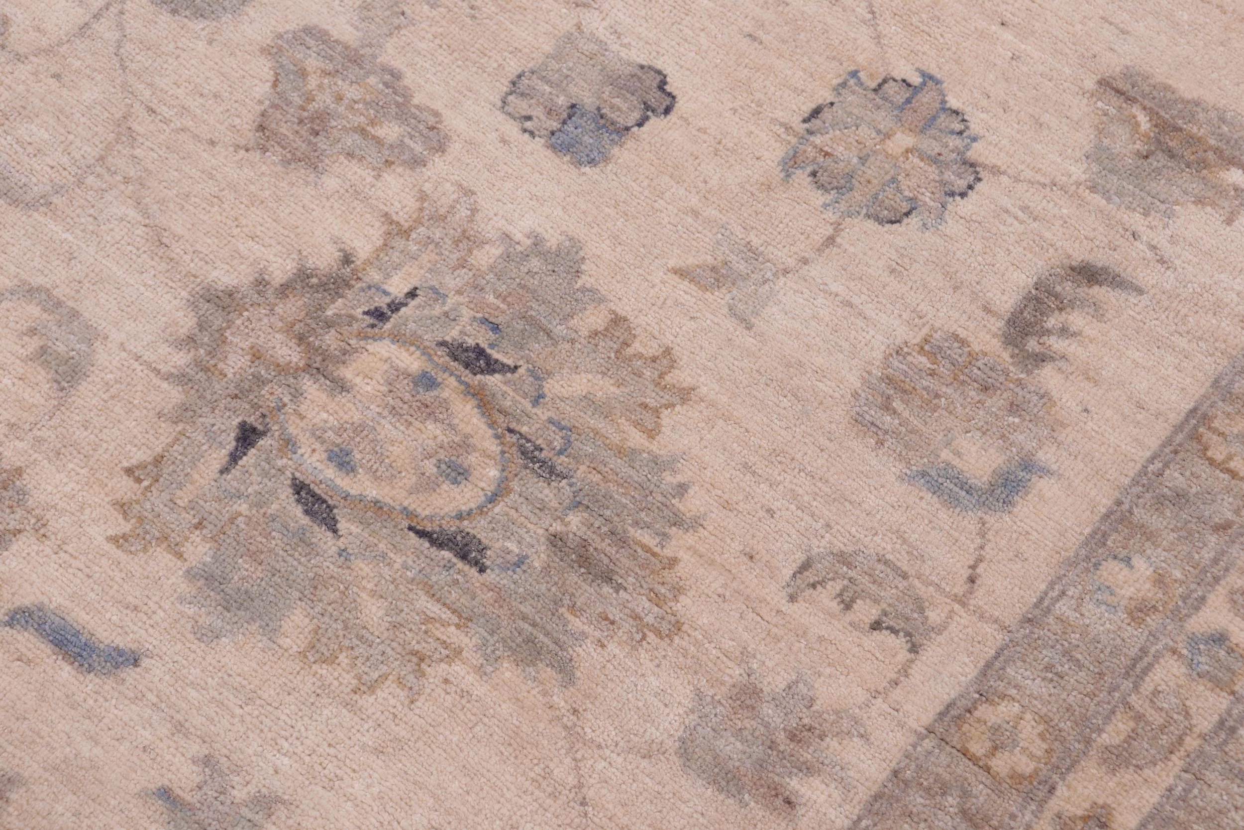 handmade Traditional Kafkaz Beige Tan Hand Knotted RECTANGLE 100% WOOL area rug 12x15