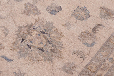 handmade Traditional Kafkaz Beige Tan Hand Knotted RECTANGLE 100% WOOL area rug 12x15