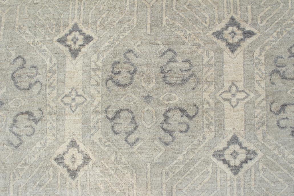 handmade Modern Modern Blue Tan Hand Knotted RECTANGLE 100% WOOL area rug 12 x 15