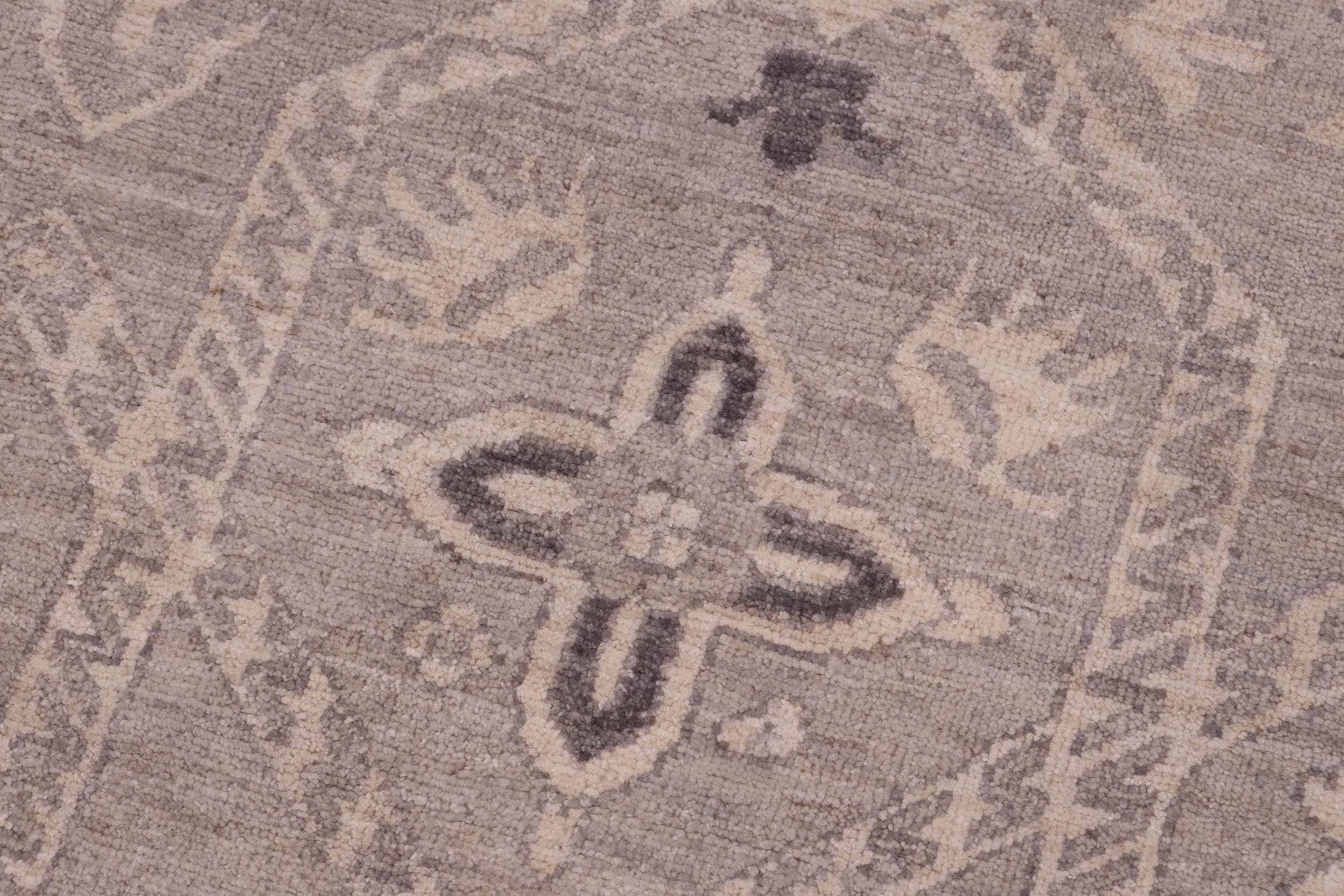 handmade Modern Kafkaz Blue Tan Hand Knotted RECTANGLE 100% WOOL area rug 12' x 15'