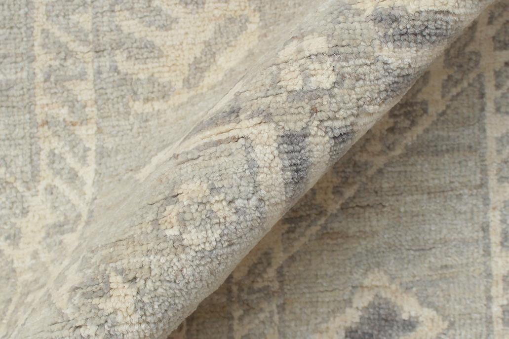 handmade Modern Modern Blue Tan Hand Knotted RECTANGLE 100% WOOL area rug 12 x 15