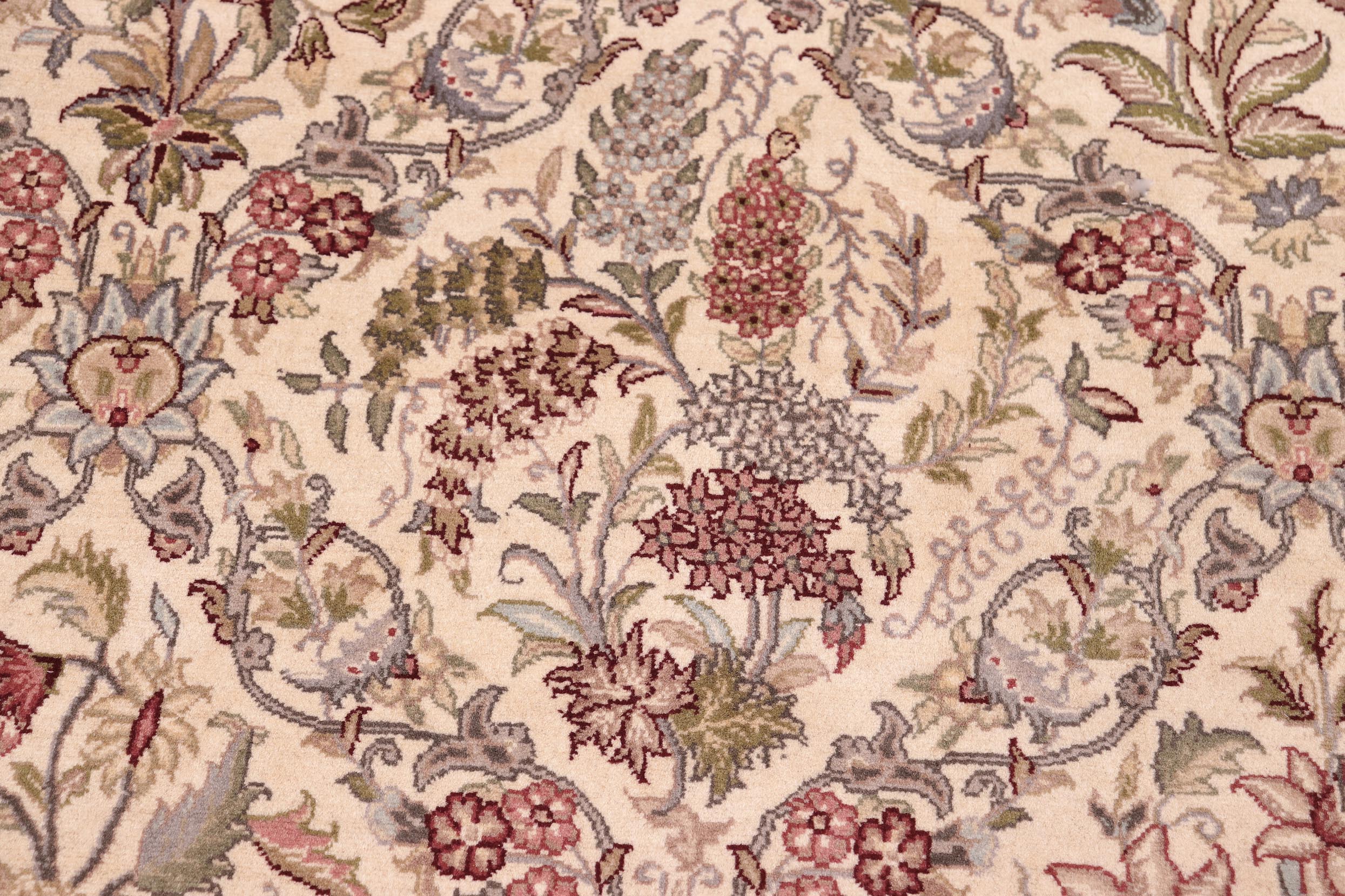 handmade Transitional Nadeem Ivory Ivory Hand Knotted RECTANGLE 100% WOOL area rug 9x12