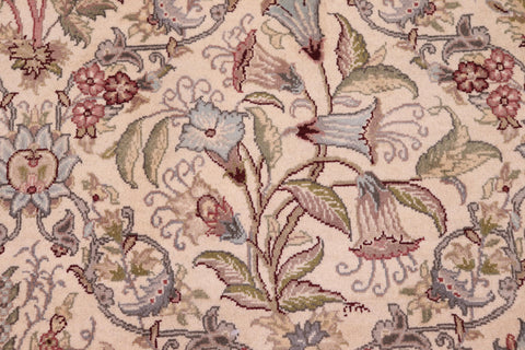 handmade Transitional Nadeem Ivory Ivory Hand Knotted RECTANGLE 100% WOOL area rug 9x12