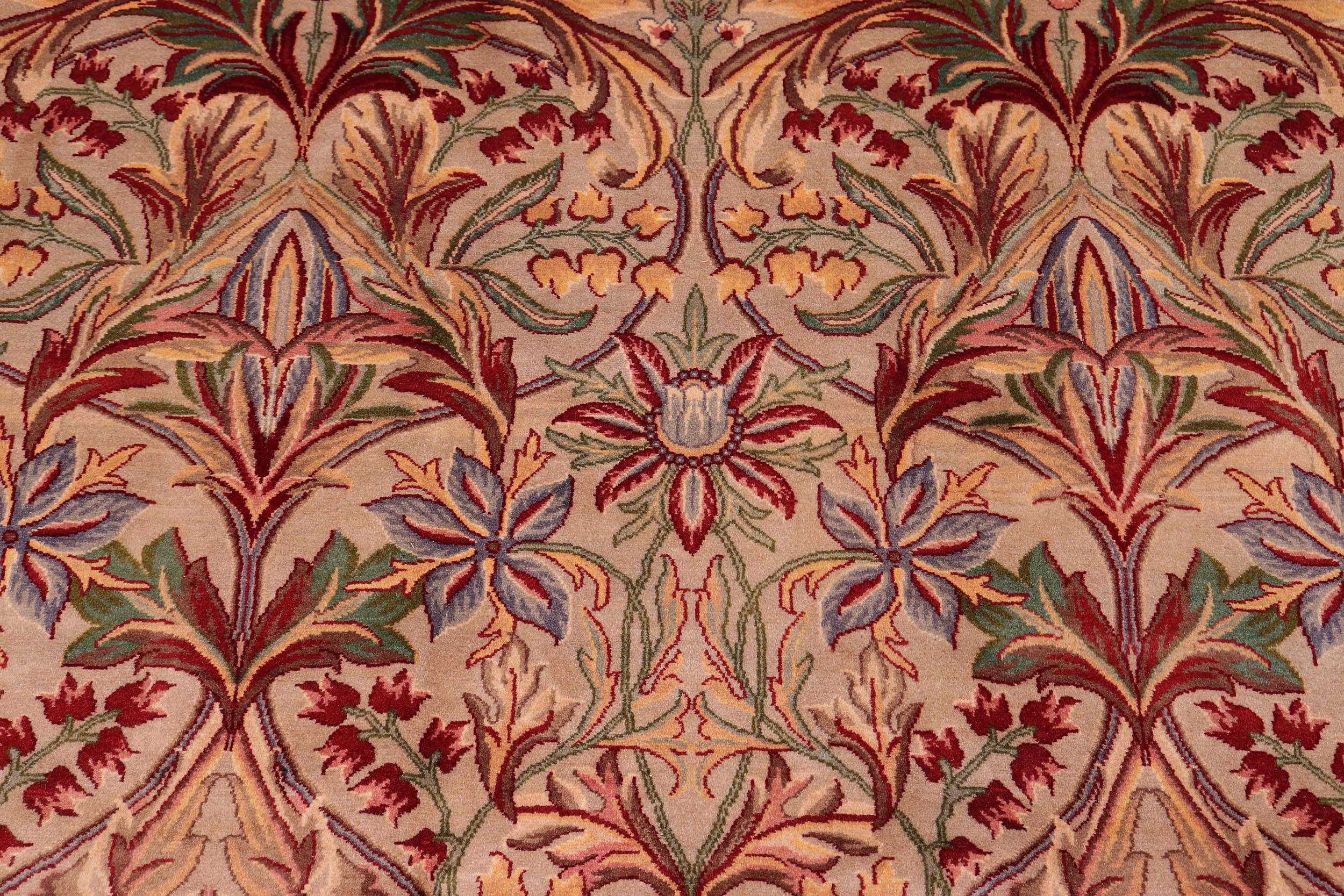 handmade Transitional Internation Lt. Gray Lt. Gray Hand Knotted RECTANGLE 100% WOOL area rug 9x12