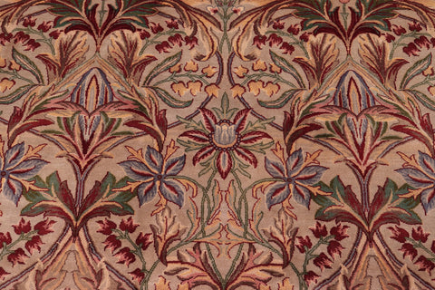 handmade Transitional Internation Lt. Gray Lt. Gray Hand Knotted RECTANGLE 100% WOOL area rug 9x12