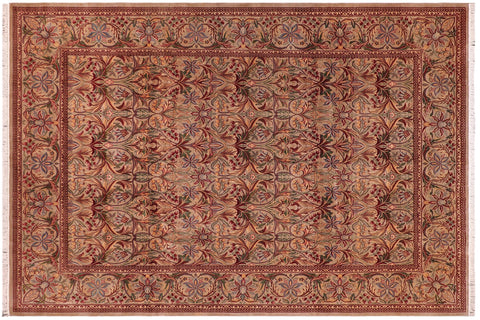 handmade Transitional Internation Lt. Gray Lt. Gray Hand Knotted RECTANGLE 100% WOOL area rug 9x12