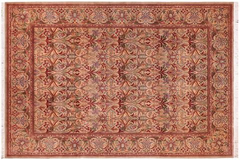 handmade Transitional Internation Lt. Gray Lt. Gray Hand Knotted RECTANGLE 100% WOOL area rug 9x12