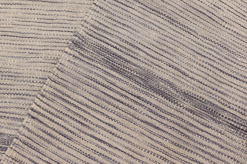 handmade Modern Kilim Gray Gray Hand-Woven RECTANGLE 100% WOOL area rug 6' x 8'
