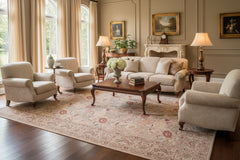 handmade Transitional Morris Lt. Gray Lt. Gray Hand Knotted RECTANGLE 100% WOOL area rug 9x12