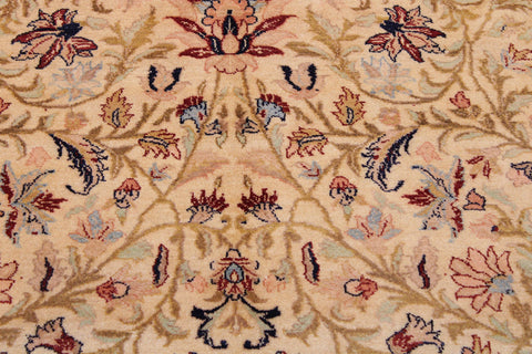 handmade Transitional Tabriz Beige Blue Hand Knotted RECTANGLE 100% WOOL area rug 9x12