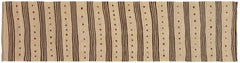 Flat Weave Kilim Antique Navaho Vintage handmade Modern Kilim Brown Red Hand-Woven Runner 100% Wool Area Rug 3x11 