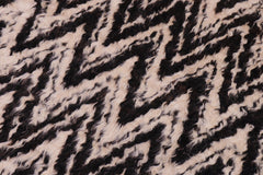 handmade Geometric Moroccan Black Beige Hand Knotted RECTANGLE 100% WOOL area rug 9' x 12'