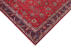 handmade Traditional Tabriz Red Blue Hand Knotted RECTANGLE 100% WOOL area rug 10 x 12